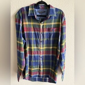 U.S. Polo Assn. Blue and Green Casual Button Down Shirt